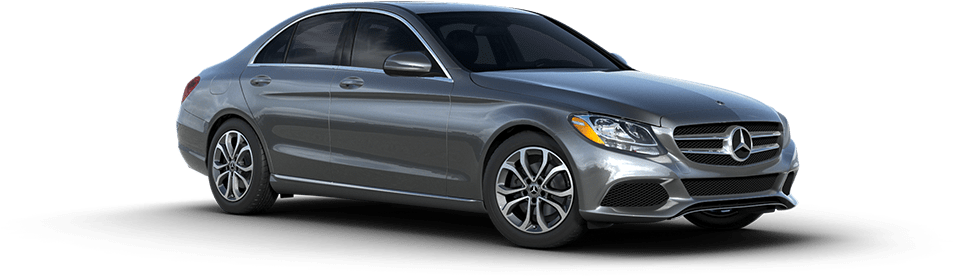 Selenite Grey Metallic - Blue Metallic Mercedes C Class Clipart (1000x350), Png Download