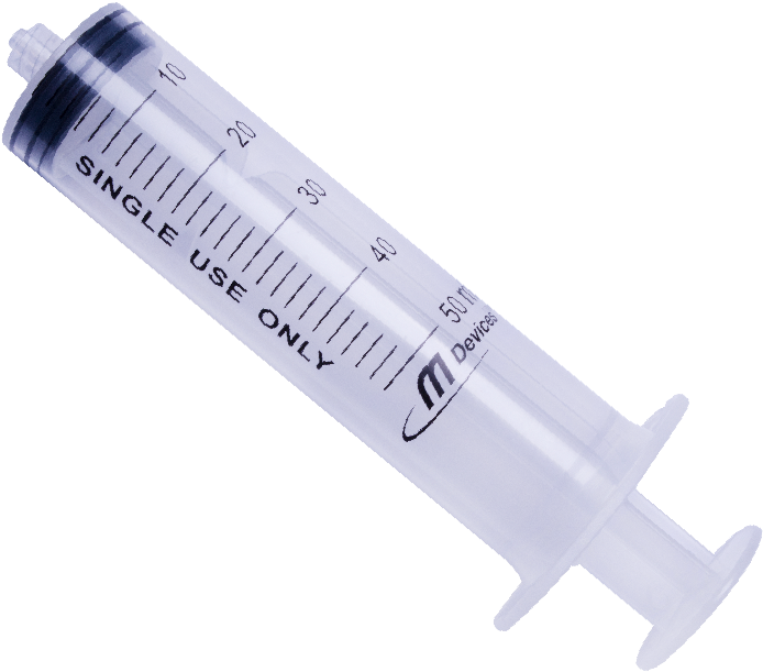 50ml Luer Lock Syringe Without Needle Clipart (856x748), Png Download
