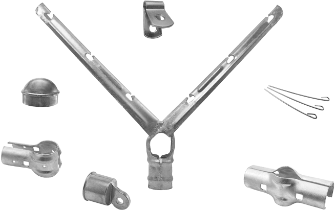 Fence Parts - Fencing Accessories Clipart (700x467), Png Download