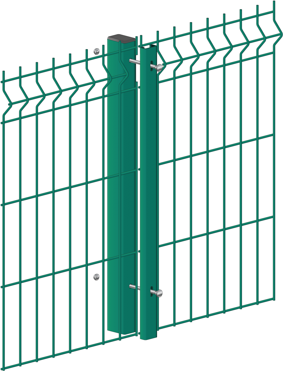 The Protek 2000 Mesh Fence System Provides A 'medium - Protek 1000 Mesh Fencing Clipart (912x1193), Png Download