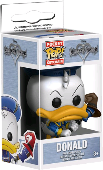 Donald Pocket Pop Keychain - Funko Pop Keychain Kingdom Hearts Clipart (600x600), Png Download