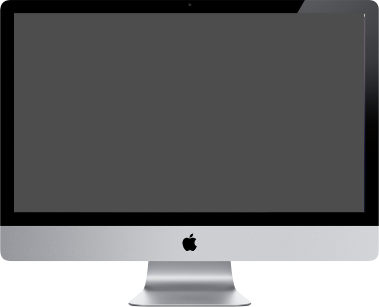 Mac - Computer Monitor Clipart (740x600), Png Download