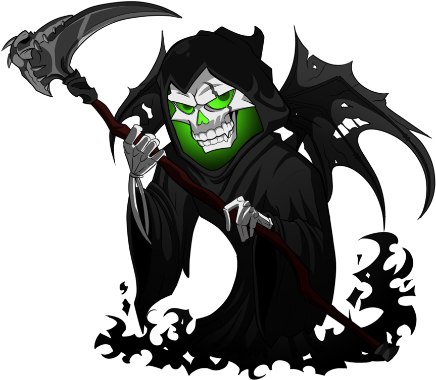 Download Grim Reaper Png Picture - Grim Reaper Artwork Png Clipart (900x771), Png Download
