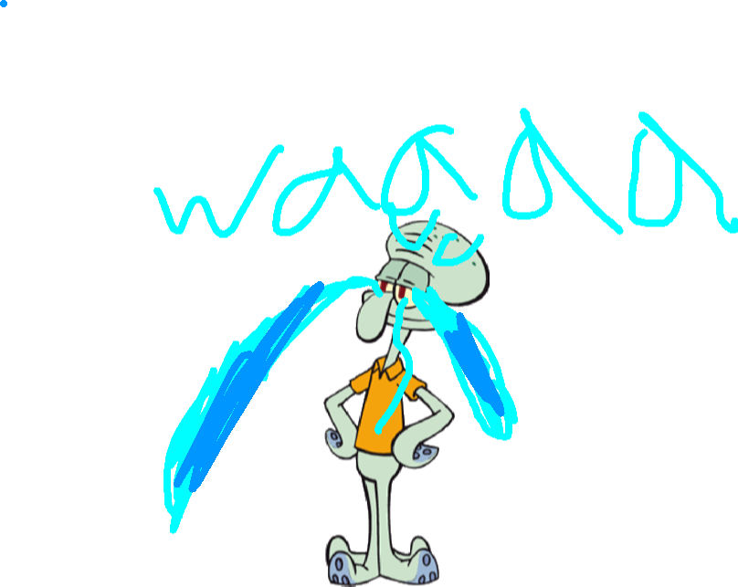Squidward - Happysohappyyay - Cartoon Clipart (808x643), Png Download
