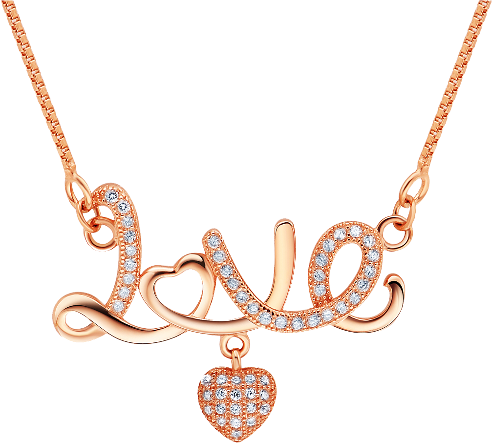 Love Pendant - Necklace Clipart (1167x1167), Png Download