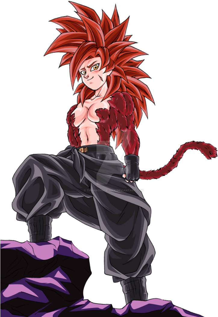 Kari Super Saiyan - Super Saiyan 4 Kari Clipart (752x1063), Png Download