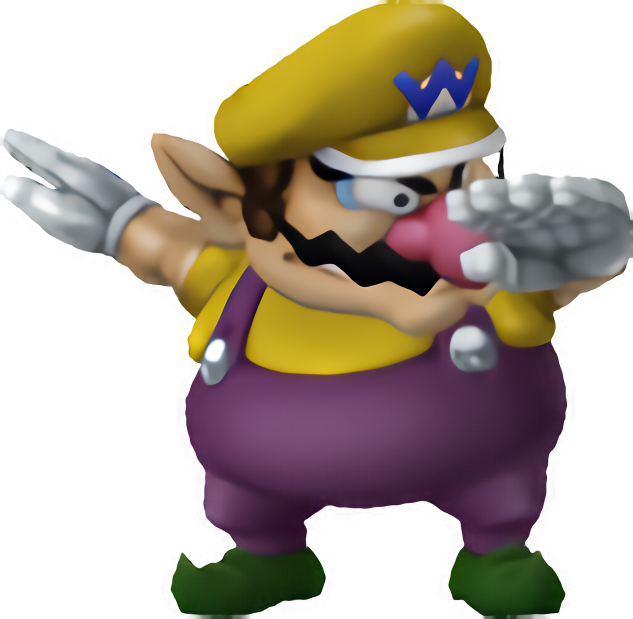 Fellow Mains Which Outfit - Wario Dab Clipart (633x619), Png Download