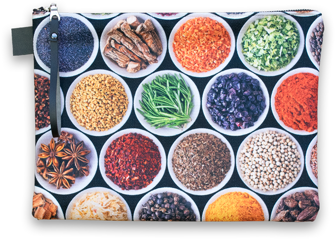 Flat Zipper Carry All - Superfood Clipart (750x514), Png Download