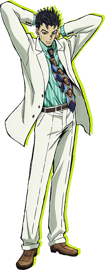 どろばくだん - Yoshikage Kira Full Body Clipart (365x933), Png Download
