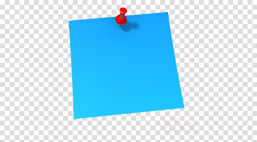 Blue Sticky Note Clipart Blue Turquoise Postit Note Thumbs Down Logo