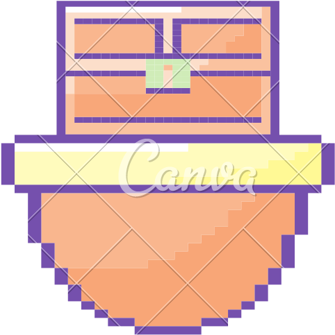 Video Game Chest Png - Pixel Stickers Clipart (800x800), Png Download