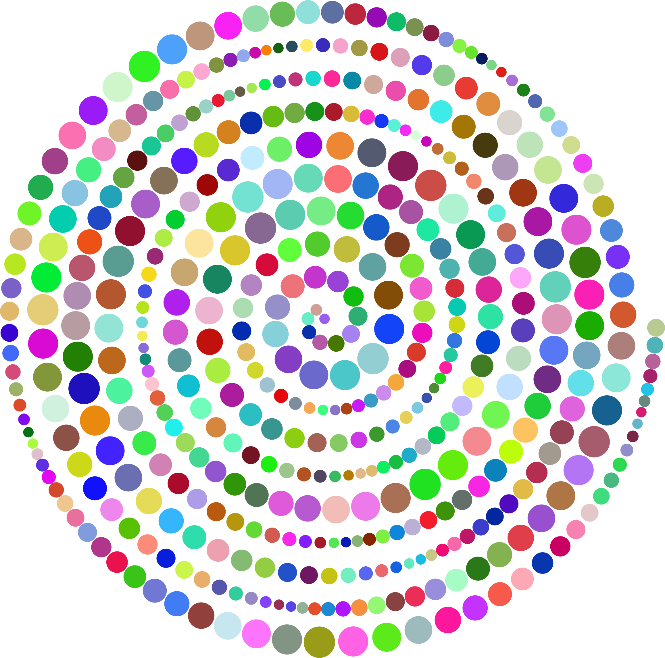 This Free Icons Png Design Of Circles Spiral Prismatic - Clip Art Transparent Png (2314x2290), Png Download
