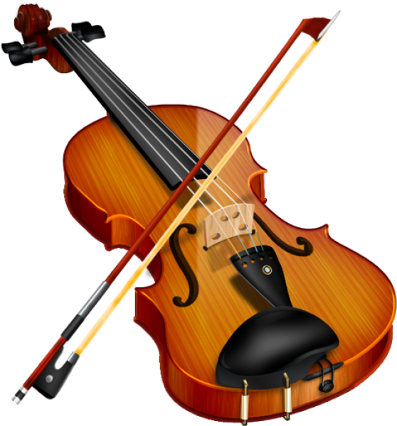 Violin Png Free Download - Musical Instruments Images With Name Clipart (600x600), Png Download