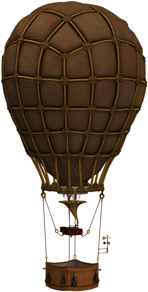 Hot Air Balloon Aircraft Balloon Png Image - Air Balloon Vintage Png Clipart (1280x960), Png Download