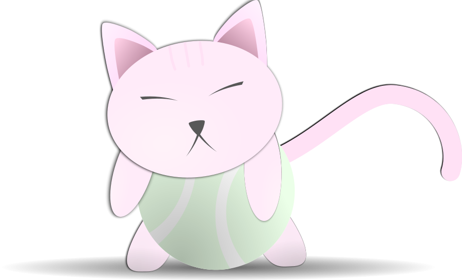 On Tennis Ball Png - Cartoon Clipart (900x545), Png Download