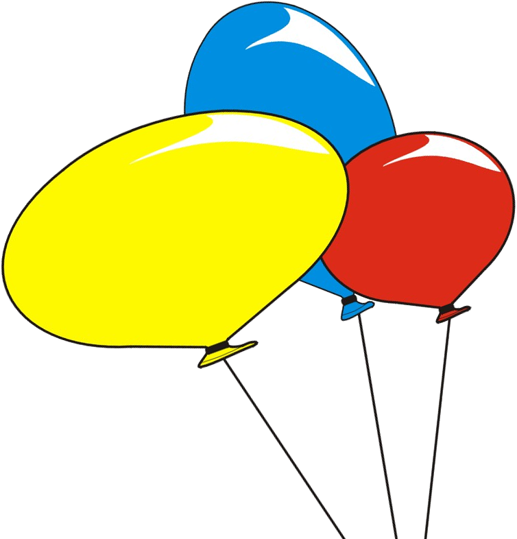 Globos - Globos De Cumpleaños Clipart (754x786), Png Download