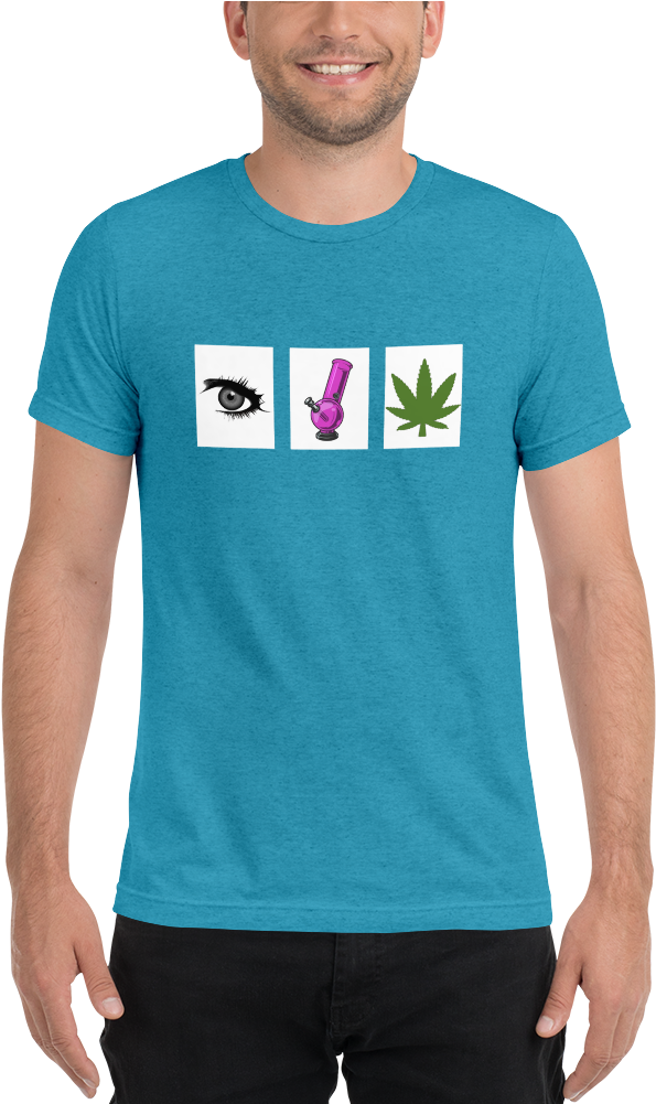 Eye Bong Weed - T-shirt Clipart (595x1001), Png Download