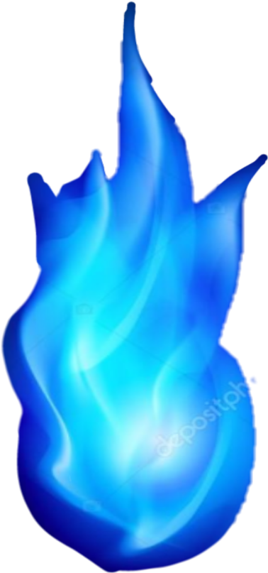 #fire #blue #bluefire #fuego #azul #fuegoazul - Blue Fire Gif Png Clipart (1024x1024), Png Download