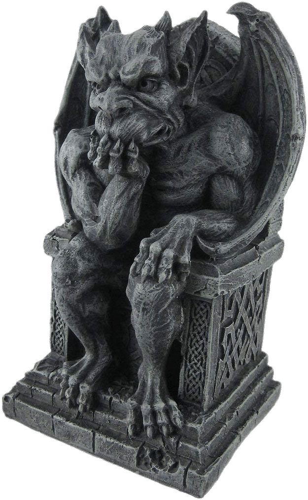 Download - Gargoyle Statue Clipart (713x1100), Png Download