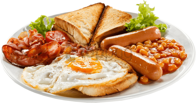 Free Png Breakfast Png Png Image With Transparent Background - English Breakfast Png Clipart (850x499), Png Download