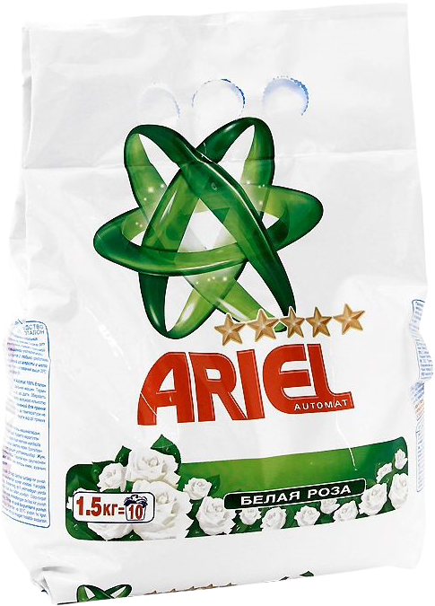 Ariel Ls 1,5kg Kiryuwujy Serisde White Rose - Ariel Lenor Complete 7 Clipart (839x872), Png Download