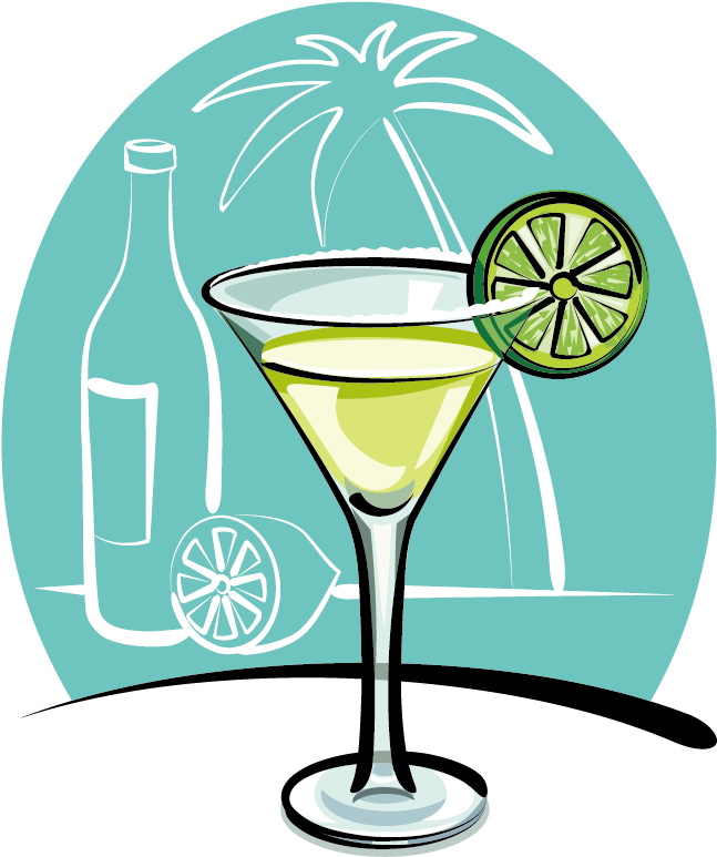 Margarita Drawing Royalty - Margarita Cartoon Drawing Clipart (963x1113), Png Download