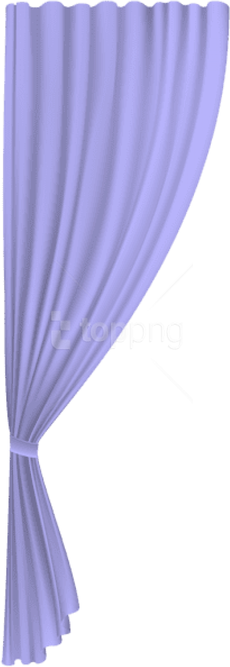 Free Png Download Violet Curtain Transparent Clipart - Curtain (480x1365), Png Download