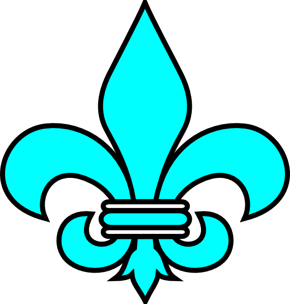 Fleur De Lis Clip Art Png Transparent Png (570x598), Png Download