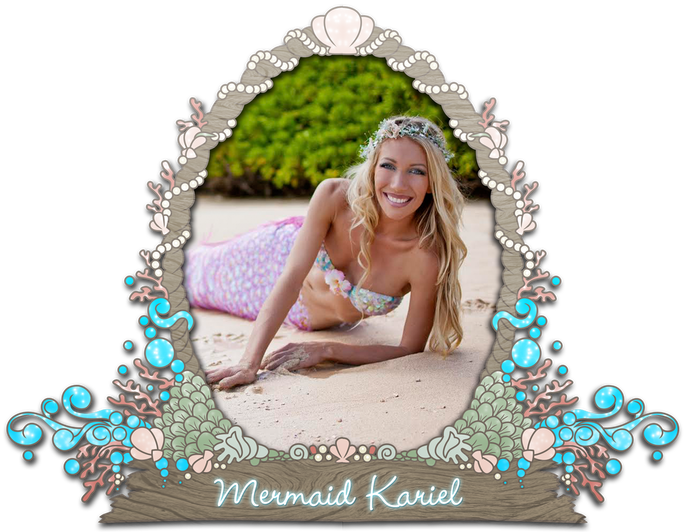With A Lifelong Passion For Mermaids, Kariel Has Transformed - Picture Frame Clipart (685x532), Png Download