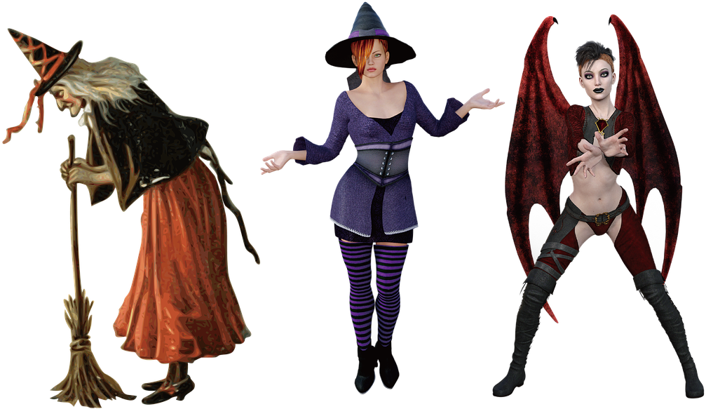 Halloween Costume Holiday Witch Png Image - Your Halloween Costume Quiz Clipart (1280x582), Png Download