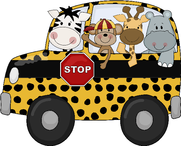 School Bus School Bus Lion Clip Art - Png Download (600x600), Png Download