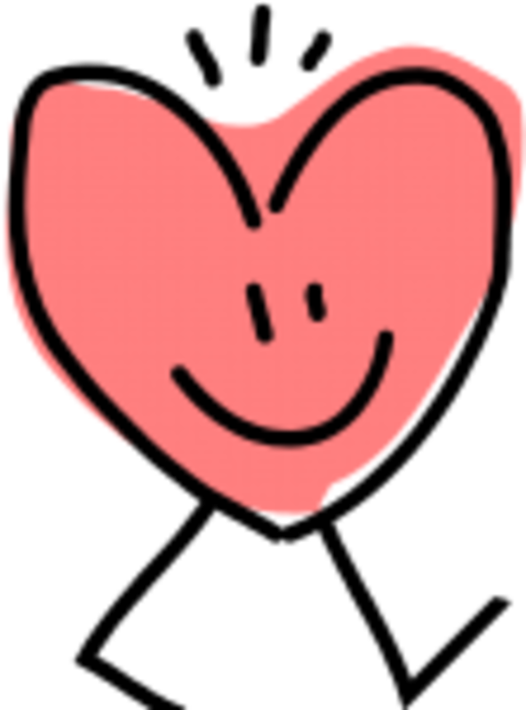 Happy Heart Clipart - Happy Heart - Png Download (592x800), Png Download