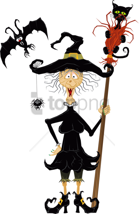 Scary Happy Halloween Clipart - Png Download (480x735), Png Download
