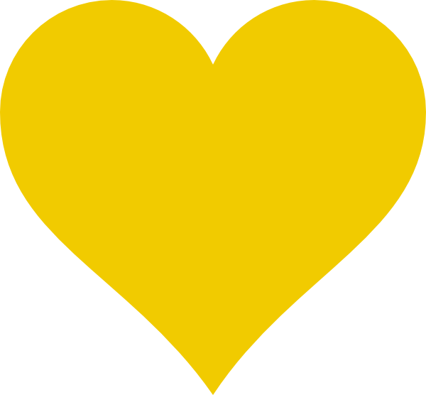This Free Clipart Png Design Of Grey Heart Clipart - Gold Heart Clip Art Transparent Png (600x556), Png Download