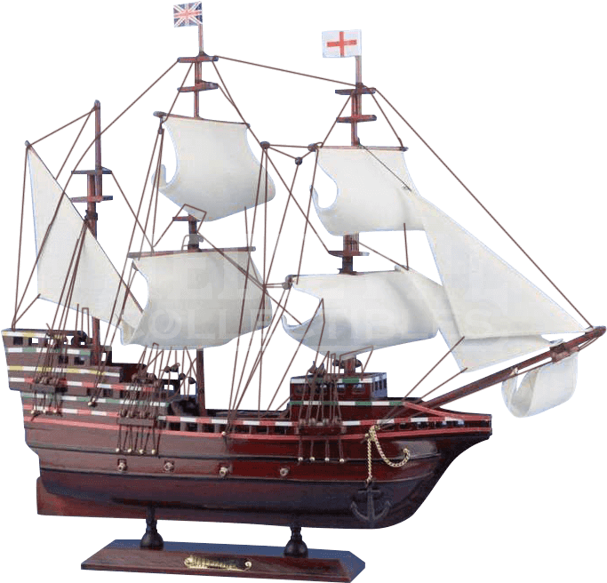 Clipart Royalty Free Library Inch Mayflower Model By - Mayflower Ship Transparent - Png Download (682x682), Png Download