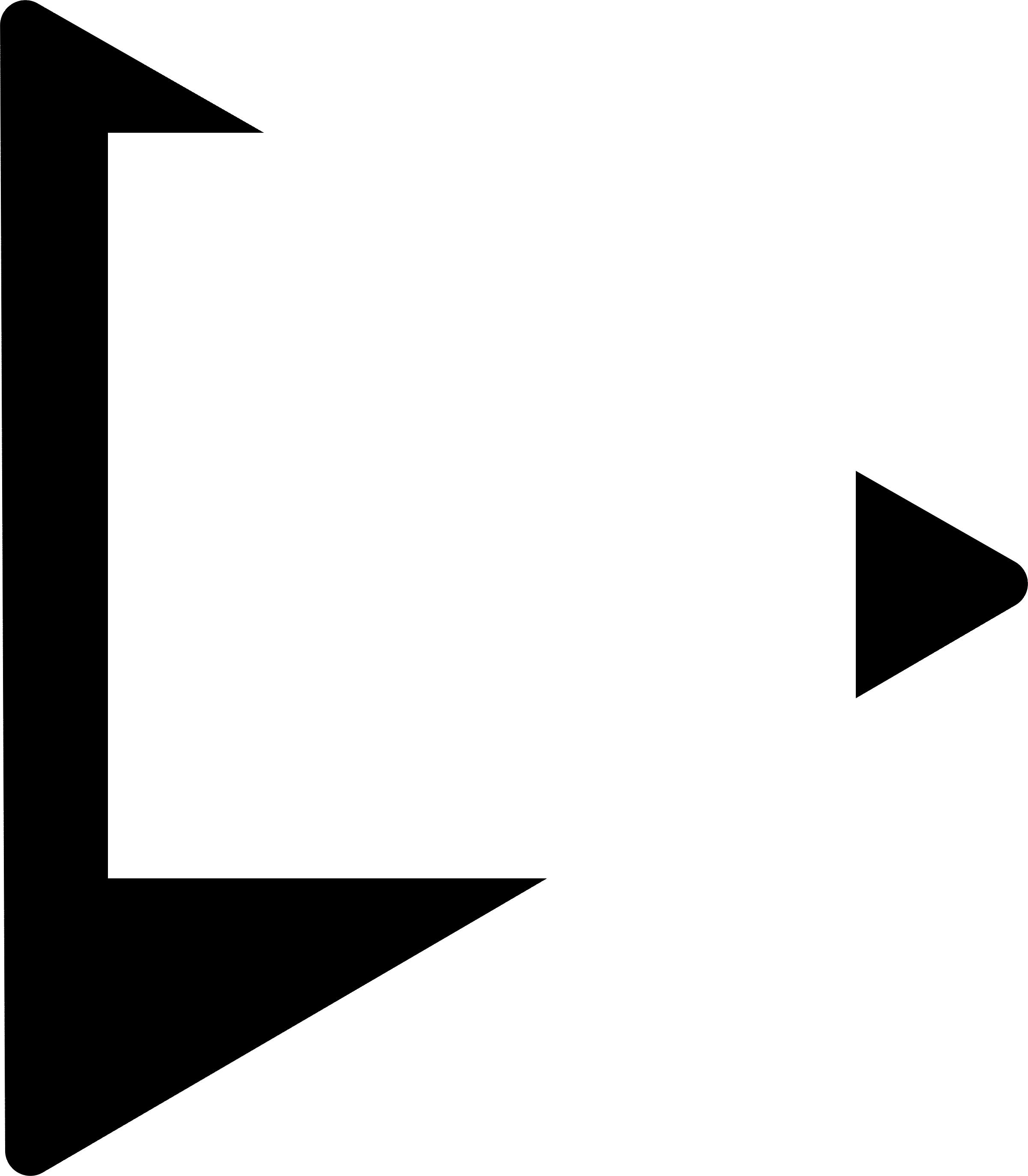 Google Play Newstand Logo Black And White Clipart (2400x2746), Png Download