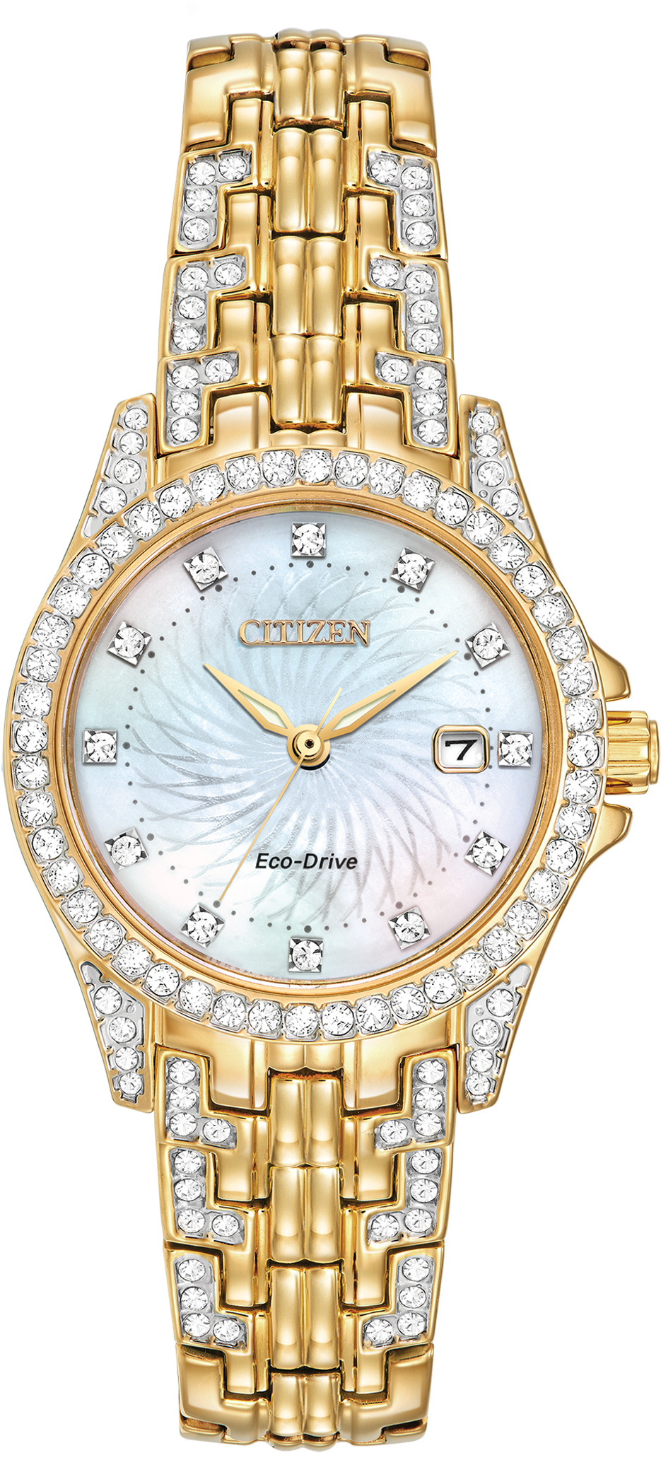 Silhouette Crystal - Citizen Ew1228 53d Clipart (1000x2090), Png Download