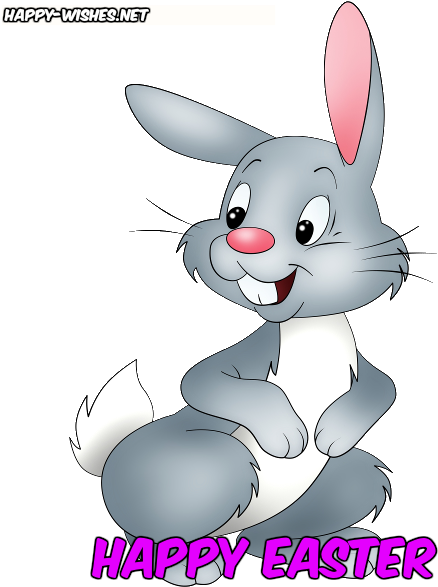 Easter Clip Arts Images Bunyy - Cute Cartoon Rabbits Png Transparent Png (600x600), Png Download