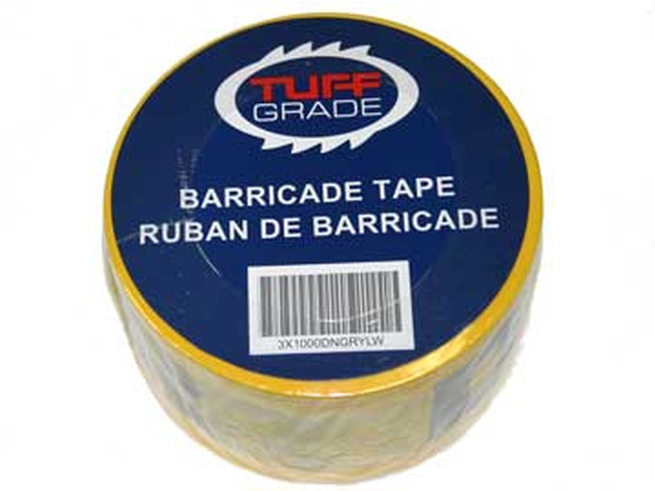 Barricade Tape - Caution - Yellow - 0 - 04mm - Tuff Grade Clipart (1280x1280), Png Download