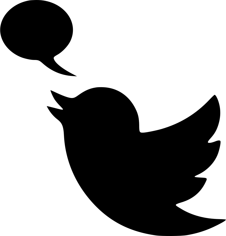 Png File - Twitter Logo Reversed Clipart (940x980), Png Download