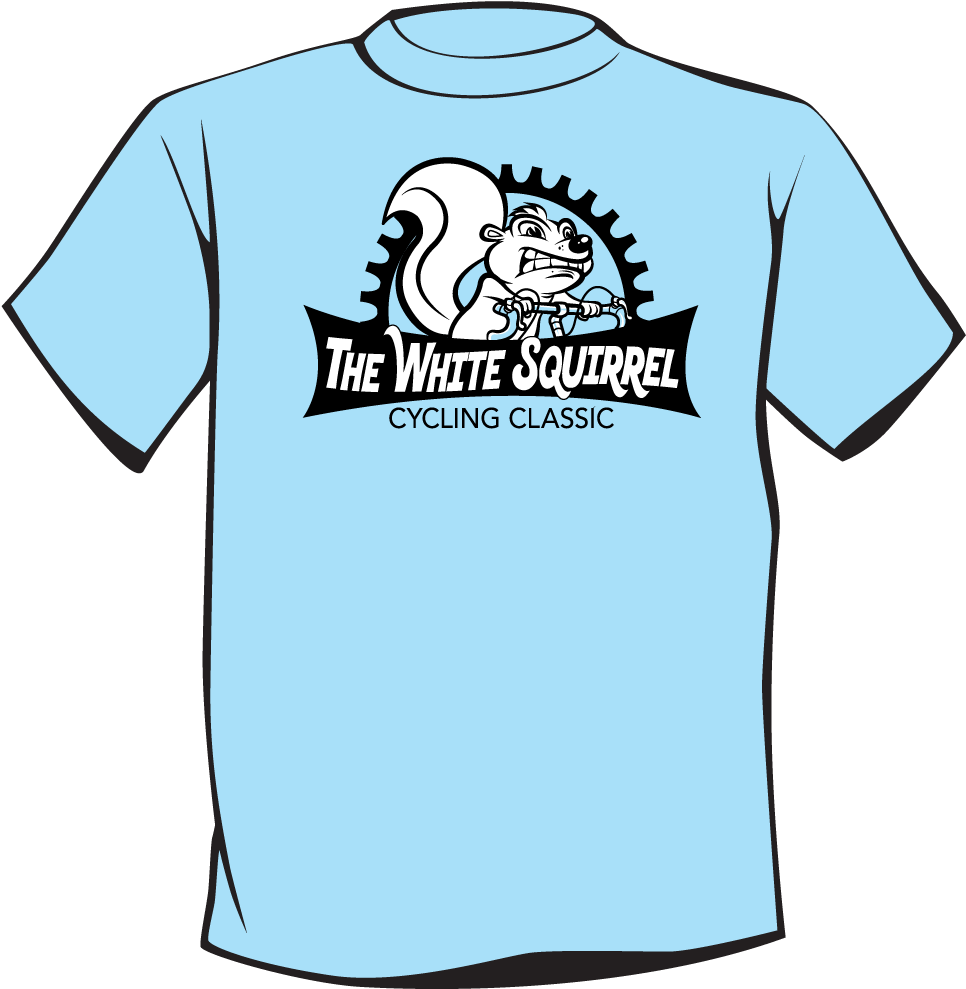 2016whitesquirrel-tshirt - White Squirrel T Shirt Clipart (1100x1100), Png Download