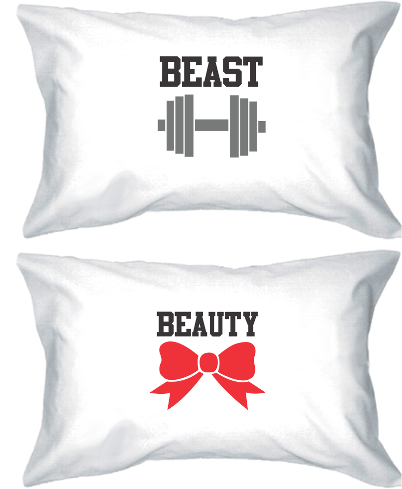 Beauty Beast Pillow Cases - Pillow Beauty Beast Clipart (806x981), Png Download