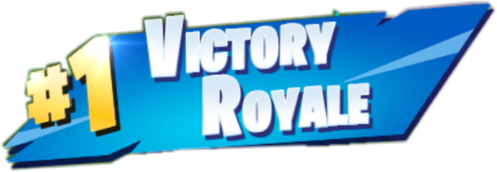 #fortnite #victory #royal #victoryroyale #allic #njsnenwjwj - Electric Blue Clipart (1024x356), Png Download