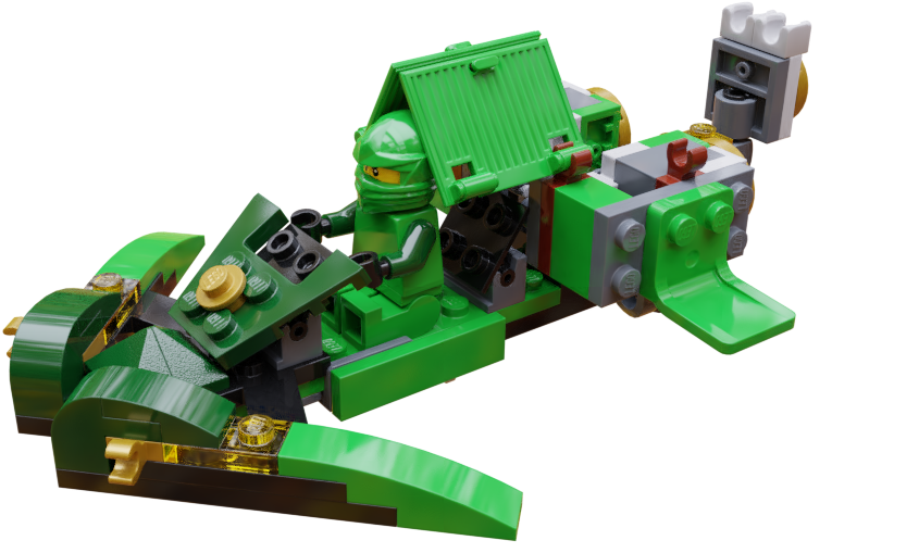 Meca Green Arrow - Lego Clipart (960x540), Png Download
