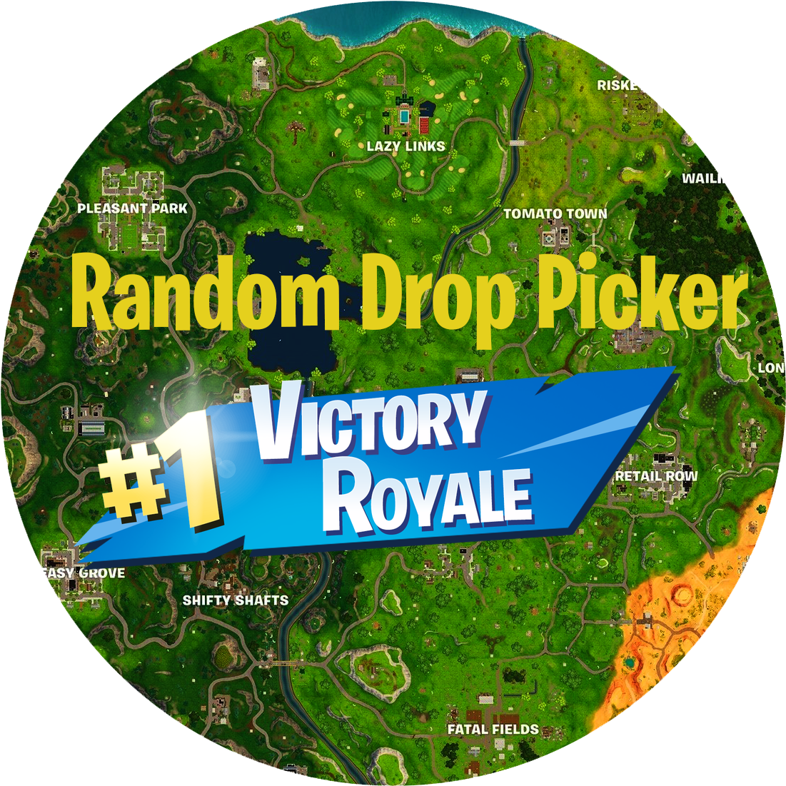 Fortnite Random Map Picker Clipart (1164x1136), Png Download