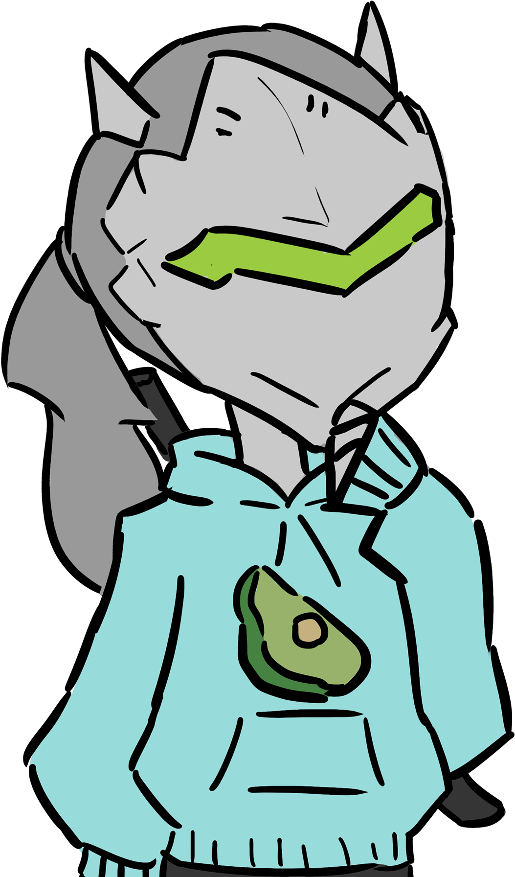 Download Arikadou Avocado , Png Download - Mercy Transparent Twitch