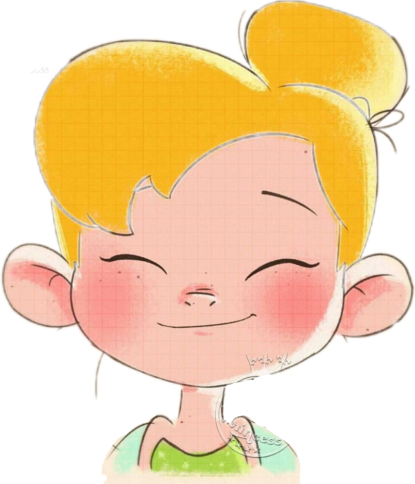 Tinkerbell Sticker Elena Riahi Png Clipart Transparent - Cartoon (854x997), Png Download