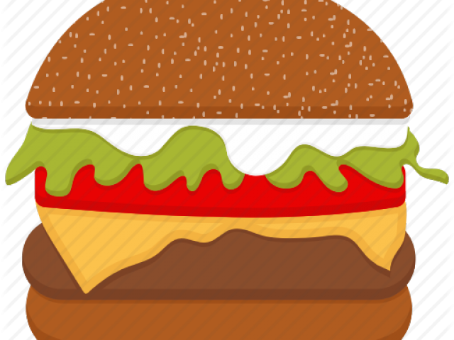 Hamburger Clipart Snack - Fast Food - Png Download (640x480), Png Download