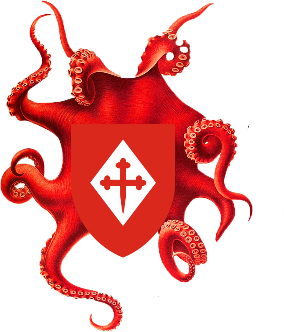 Acu Logo Octopus - Octopus Poster Clipart (1490x1031), Png Download