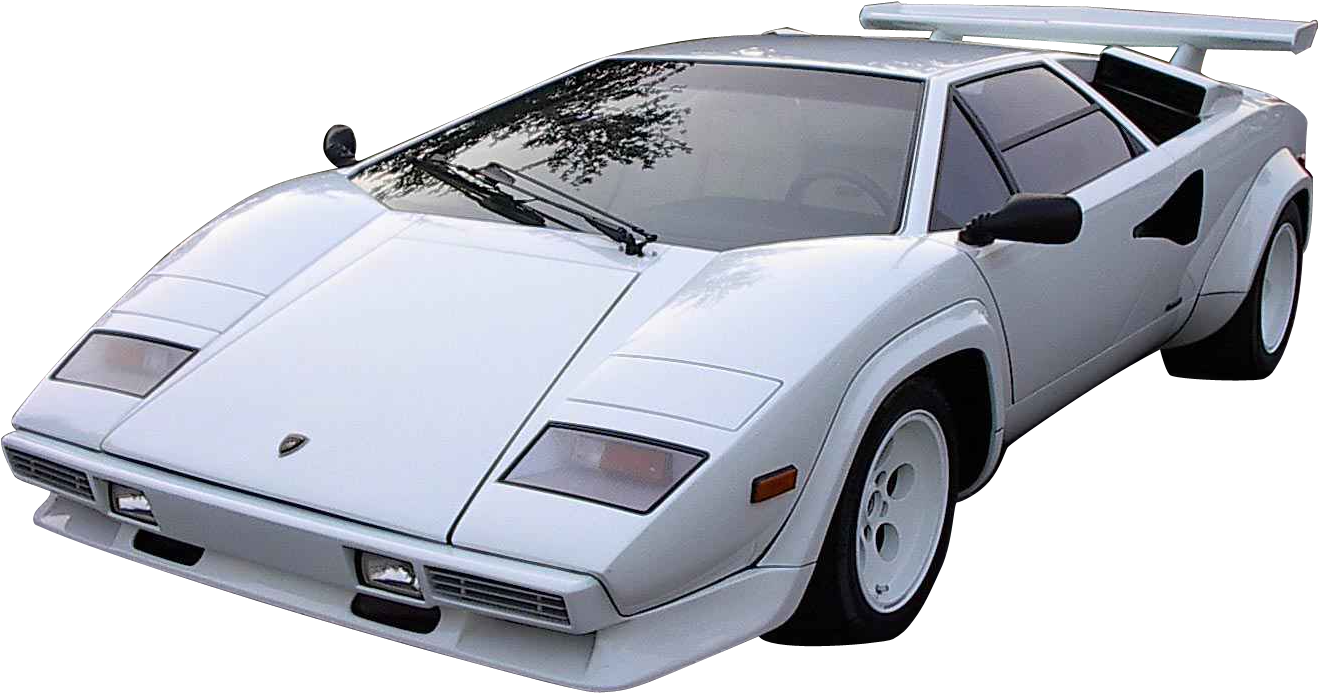 Lamborghini Countach Png - Lamborghini Countach Lp500s 1985 Clipart (1329x713), Png Download